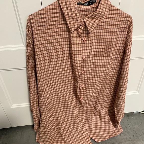 Missguided plaid shirt - Picture 2 of 3